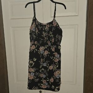 SO Black Floral Dress